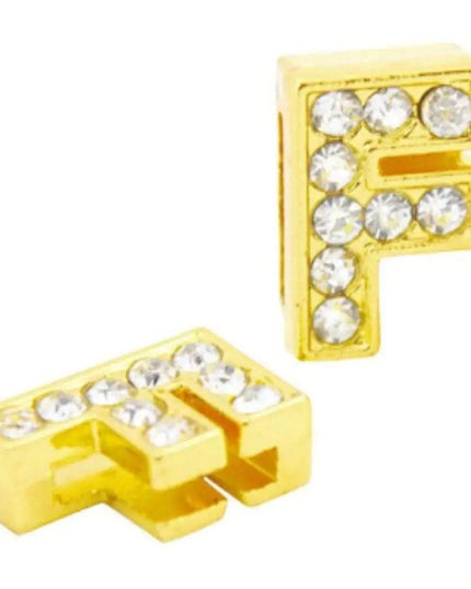 Pavé Letters -Gold Charms