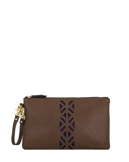 Leather PractiPouch Large - Sienna