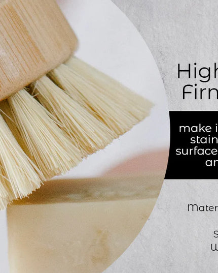 Bamboo Sisal Fiber Dish Brush