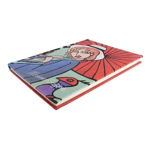 BiggDesign Girl with Umbrella Notebook 5.5" x 7.9" inches