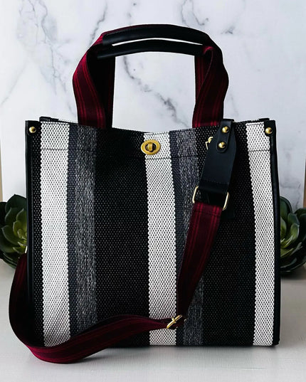 Stripe Tote
