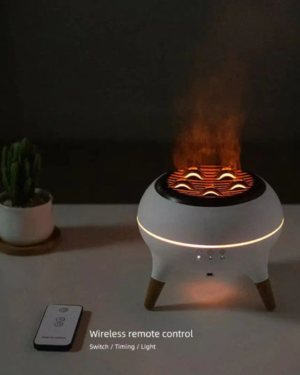 Flame Effect LED Aromatherapy Diffuser