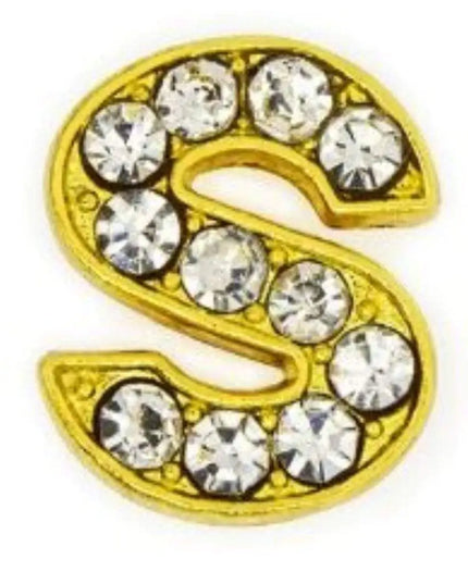 Pavé Letters -Gold Charms