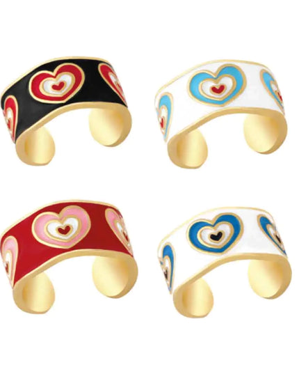 Pop Hearts Ring