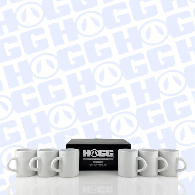 3oz CERAMIC ESPRESSO MUG - 6 PACK