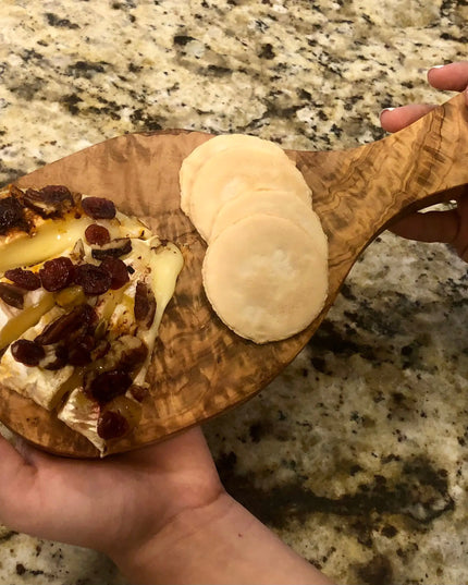 Original Olive Wood Cutting Board with Handle