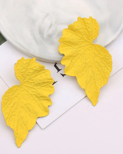 Mirrored Leaf Earrings