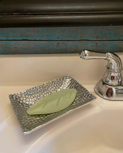 Aluminum Decorative Multi-Purpose Soap Dish / Jewelry Bowl
