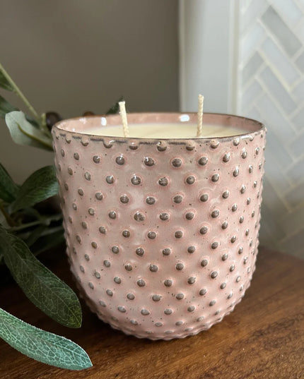 Spring Home Decor Dusty Pink Limited Edition Soy Candle by TLC Candle Co.