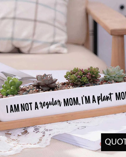 Message in a Planter - 7" Long
