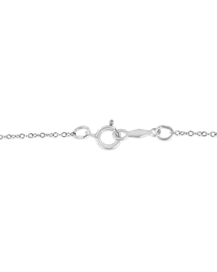.925 Sterling Silver 6x6MM Cushion Shaped Natural Purple Amethyst and Diamond Accented Bale 18" Inch Pendant Necklace (I-J Color, I1-I2 Clarity)