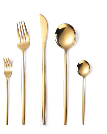 Slim Flatware -Place Set of 5