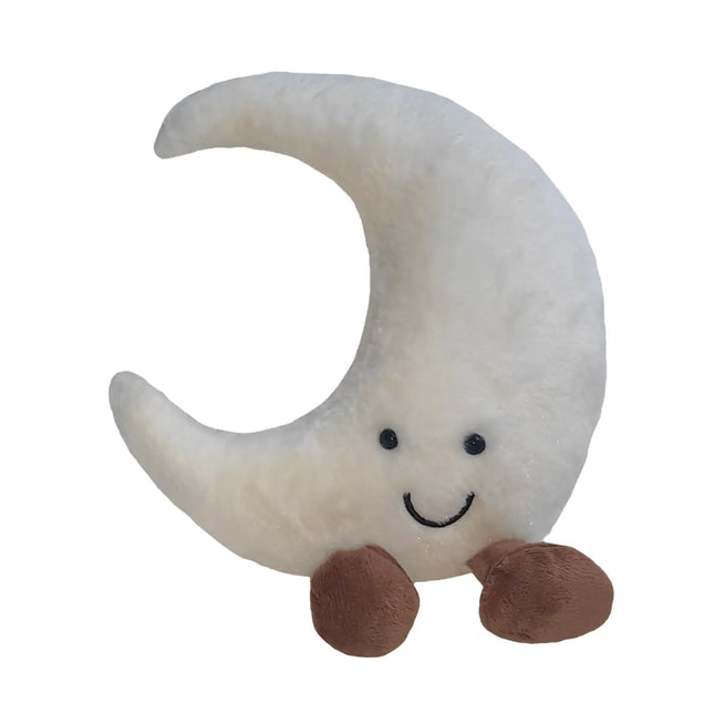 Plush Moon Child's Bedside Sofa Pillows