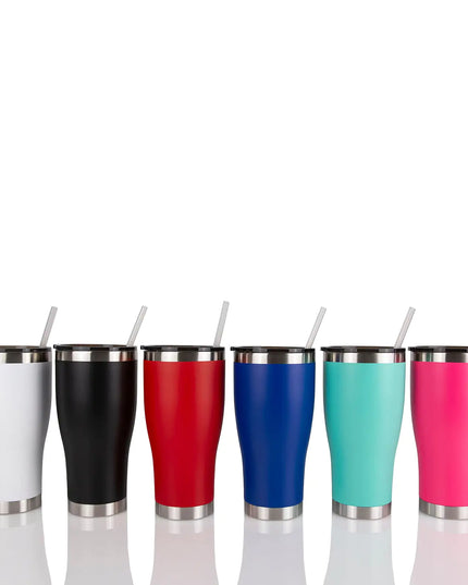 30oz POWDER COATED MODERN CURVE TUMBLER