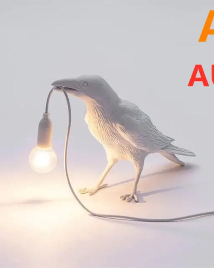 Resin Bird Wall Lamp Decoration