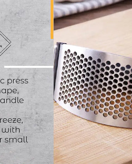 Stainless Steel Garlic Press