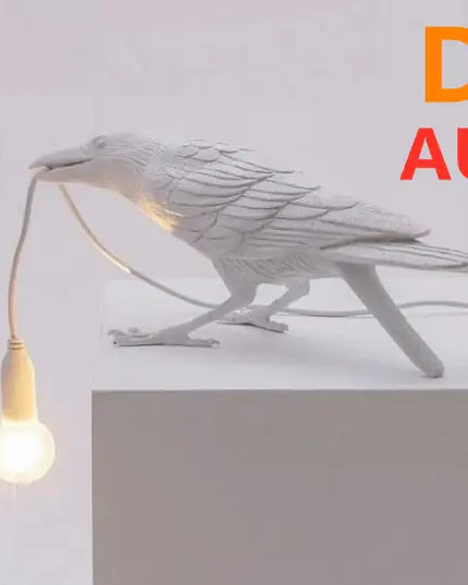 Resin Bird Wall Lamp Decoration