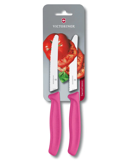 Victorinox Utility Knife Set 2 Pieces Pink