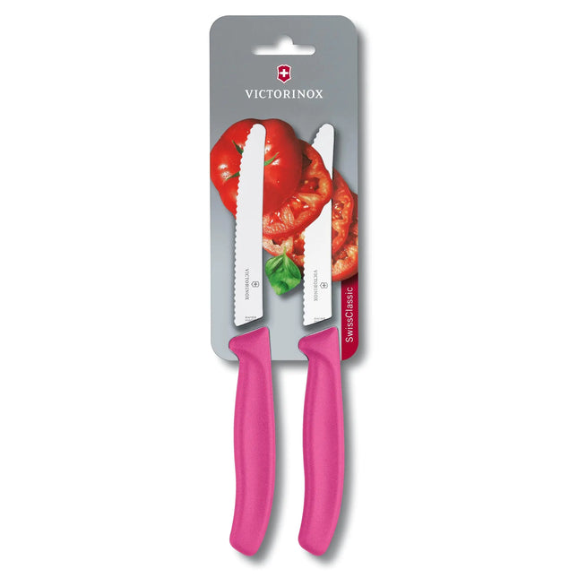 Victorinox Utility Knife Set 2 Pieces Pink