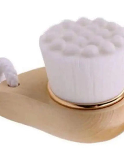 Facial Brush with Bamboo Handle