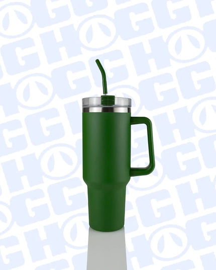 40oz POWDER COATED TRAVELER TUMBLER