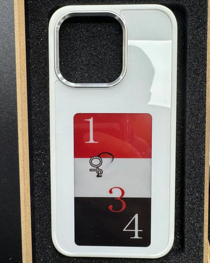 E-ink Screen Phone Case Unlimited Screen Projection Personalized Phone Cover Battery Free New Designer Luxury Phone Case
