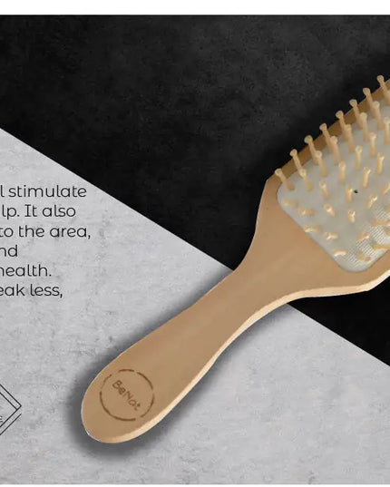Natural Wooden Detangling Hair Brush