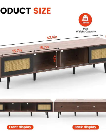 Walnut Wood TV Cabinet