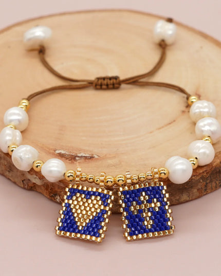 Sacred Freshwater Pearl Scapular Bracelet