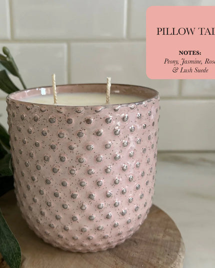 Spring Home Decor Dusty Pink Limited Edition Soy Candle by TLC Candle Co.