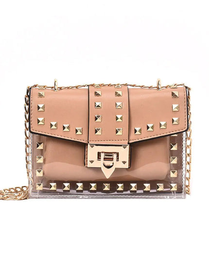 Betty Shoulder Bag -Clear/Rose