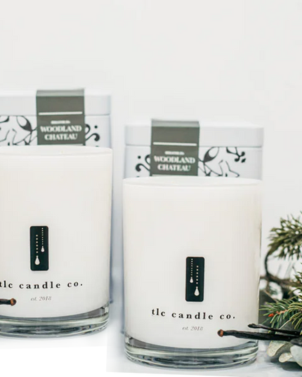"Frolick Through The Forest" Woodland Chateau Luxury 2-Wick Soy Candle Gift Sets
