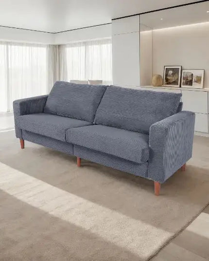 Grey Linen Sofa