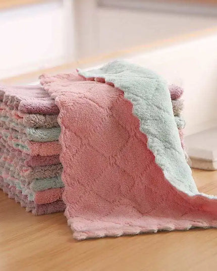 Set Of 10 Microfiber Cleaning Towels