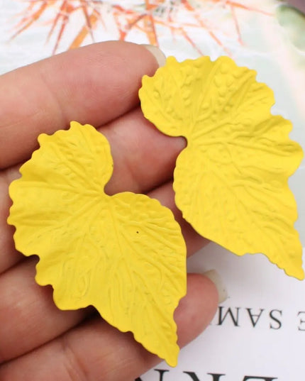 Mirrored Leaf Earrings