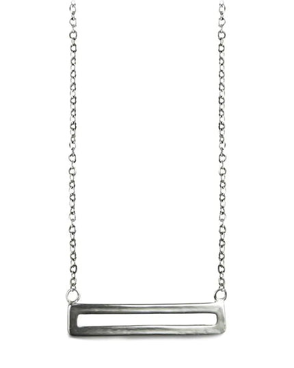 Sterling Silver Parallel Necklace