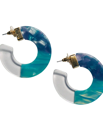 Eva -Blue Earrings