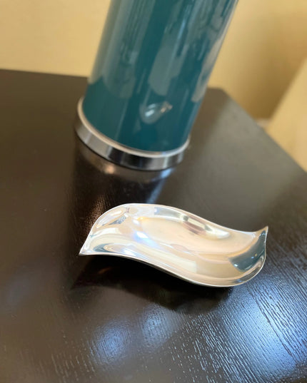 Silver Wavy Snack / Nut Bowl