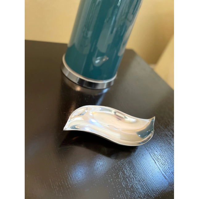 Silver Wavy Snack / Nut Bowl
