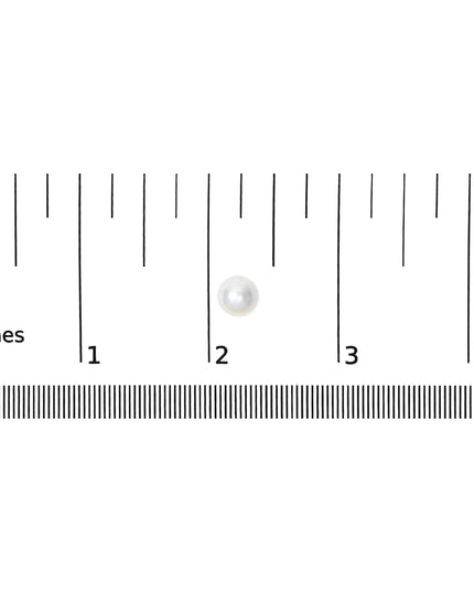 14K Gold Cultured Freshwater Pearl Solitaire Stud Earrings