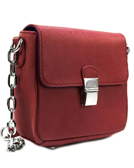 Tiny Leather Handbag -Cabernet