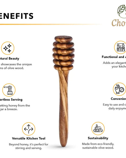 Olive Wood Honey Spoon