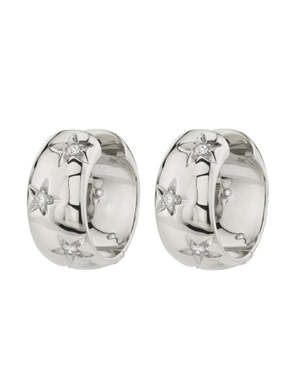 Star Huggie Earrings
