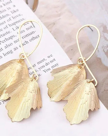 Bell Earrings (Leaf Design)