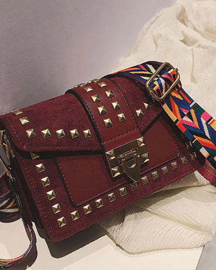 Betty Shoulder Bag -Velvet Finish