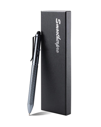 SMOOTHERPRO Gray Bolt Action Stylus Pen – Compatible with Fisher Space SPR4 & Parker Refills