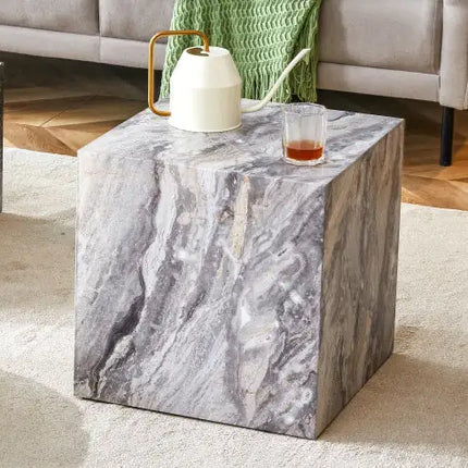 Modern Gray Textured MDF Coffee Table