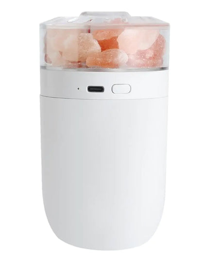 LED light Crystal Salt Stone Humidifier Essential Oil Diffuser