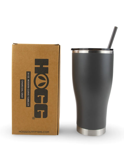 30oz POWDER COATED MODERN CURVE TUMBLER