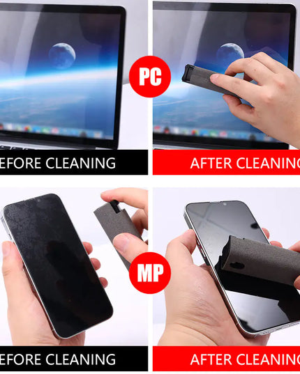 Mobile Phone Screen Cleaner Artifact Storage Integrated Mobile Phone Portable Computer Screen Cleaner Set